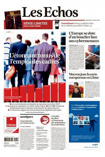 Les Echos du Mercredi 5 Avril 2023