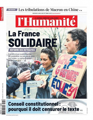 L’Humanite - 5 Avril 2023