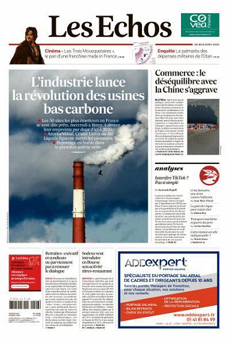 Les Echos du Jeudi 6 Avril 2023