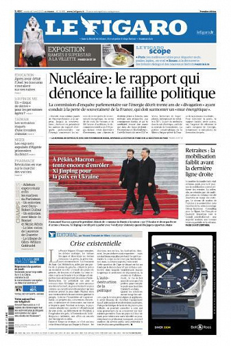 Le Figaro du Vendredi 7 Avril 2023