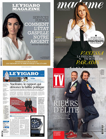 Pack Le Figaro et ses 3 suppléments - Vendredi 7 Avril 2023