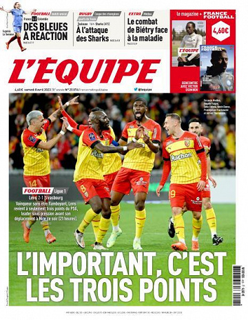 L’equipe du Samedi 8 Avril 2023