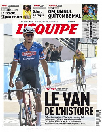 L’equipe du Lundi 10 Avril 2023