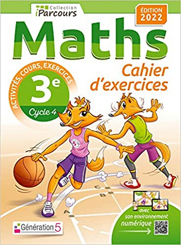 Cahier d'exercices iParcours maths 3e avec cours (édition 2022)  Hache Sébastien, Hache Katia (2022)