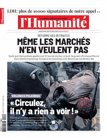 L’Humanite - 13 Avril 2023