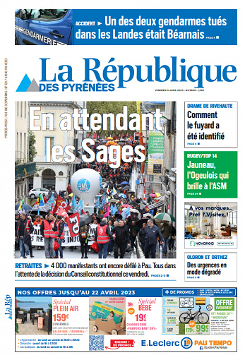 La République des Pyrénées - 14 Avril 2023