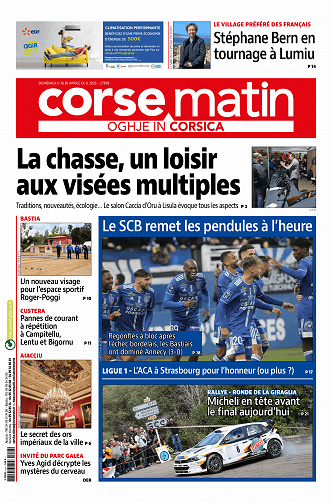 Corse Matin - 16 Avril 2023