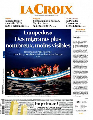 La Croix - 20 Avril 2023