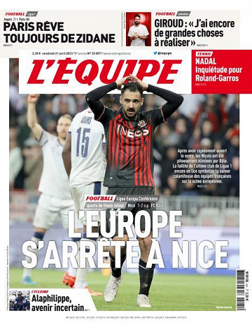 L’equipe du Vendredi 21 Avril 2023