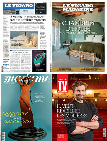 Pack Le Figaro et ses 3 suppléments - Vendredi 21 Avril 2023