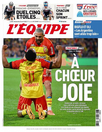 L’equipe du Dimanche 23 Avril 2023
