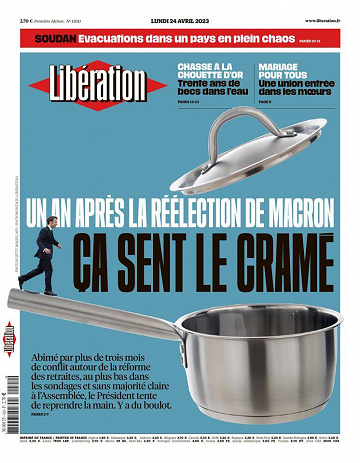 Libération du Lundi 24 Avril 2023