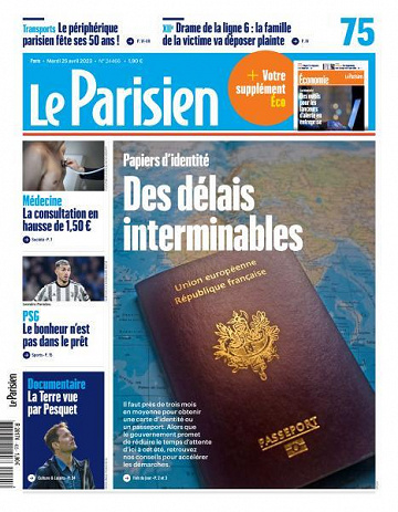 Le Parisien - 25 Avril 2023