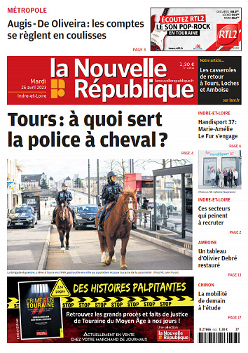 La Nouvelle République du Mardi 25 Avril 2023
