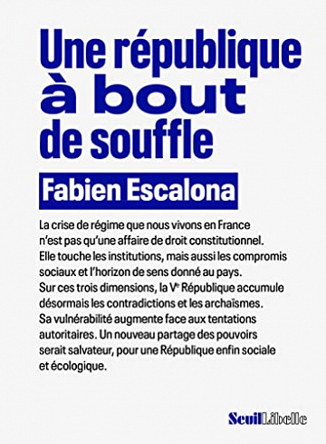 Une République à bout de souffle - SEUIL (2023)