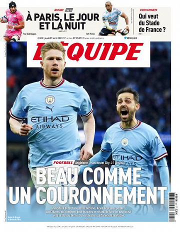 L’equipe du Jeudi 27 Avril 2023