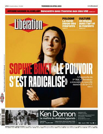 Libération du Vendredi 28 Avril 2023