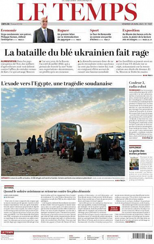 Le Temps - 28 Avril 2023