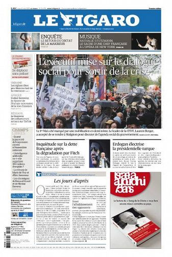 Le Figaro du Mardi 2 Mai 2023