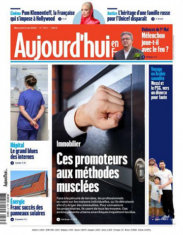 Aujourd’hui en France - 3 Mai 2023