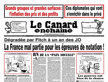 Le Canard Enchainé du Mercredi 03 mai 2023 (Scan)