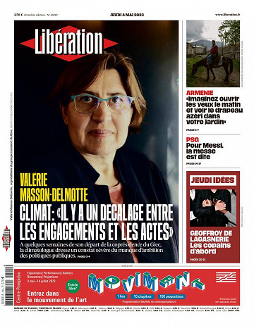 Libération du Jeudi 4 Mai 2023