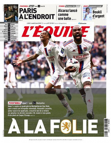 L’equipe du Lundi 8 Mai 2023