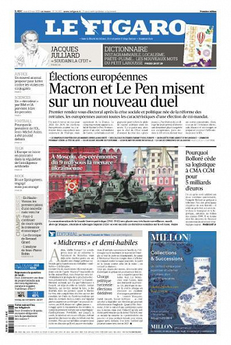 Le Figaro du Mardi 9 Mai 2023