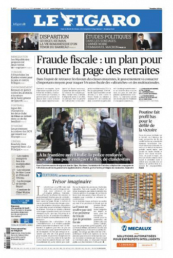 Le Figaro du Mercredi 10 Mai 2023