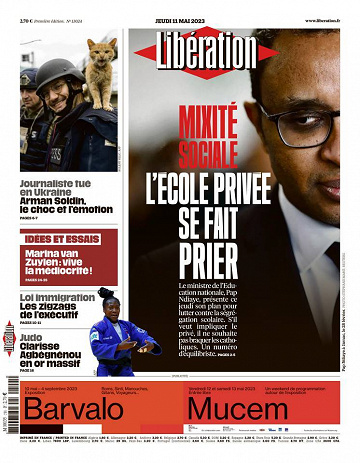 Libération du Jeudi 11 Mai 2023