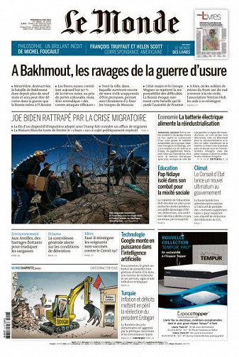 Le Monde du Vendredi 12 Mai 2023