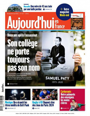 Aujourd’hui en France - 12 Mai 2023