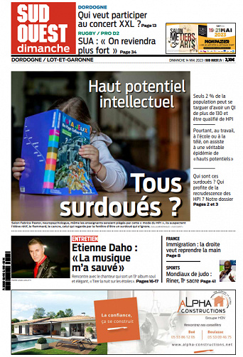 Sud Ouest (5 éditions) du Dimanche 14 Mai 2023