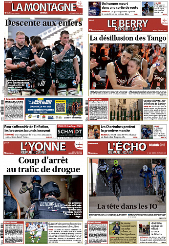 Centre France (7 éditions) du Dimanche 14 Mai 2023