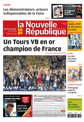 La Nouvelle République du Dimanche 14 Mai 2023