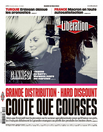 Libération du Mardi 16 Mai 2023