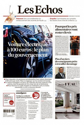 Les Echos du Mercredi 17 Mai 2023