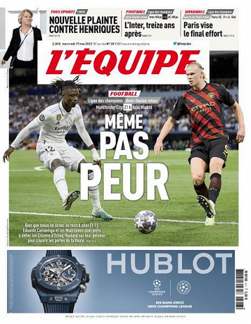 L’equipe du Mercredi 17 Mai 2023