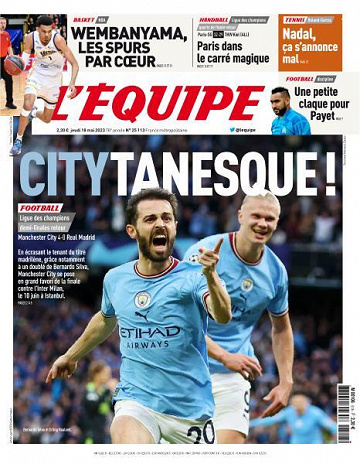 L’equipe du Jeudi 18 Mai 2023