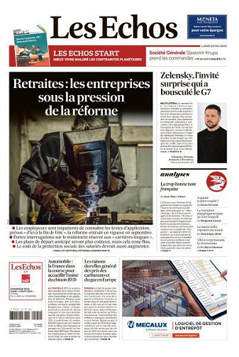 Les Echos du Lundi 22 Mai 2023