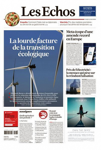 Les Echos du Mardi 23 Mai 2023