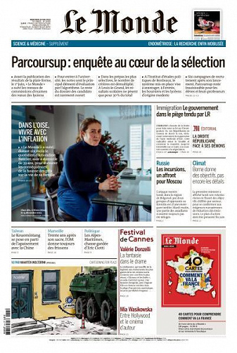 Le Monde du Mercredi 24 Mai 2023