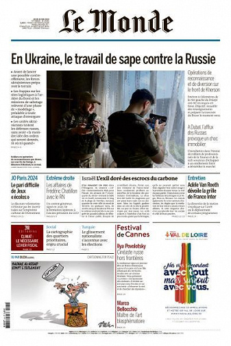 Le Monde du Jeudi 25 Mai 2023