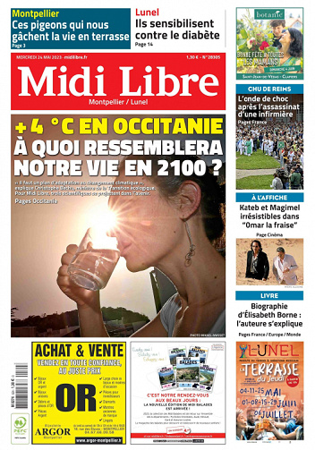 Midi Libre du Mercredi 24 Mai 2023