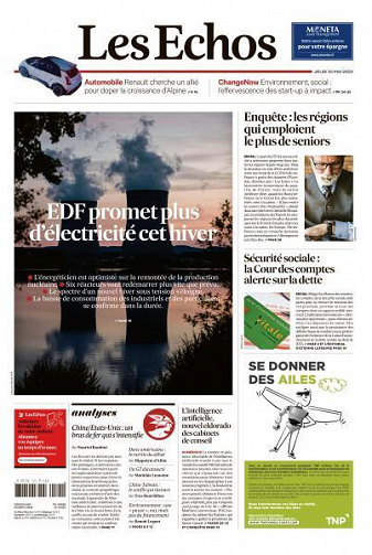 Les Echos du Jeudi 25 Mai 2023