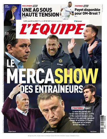 L’equipe du Jeudi 25 Mai 2023