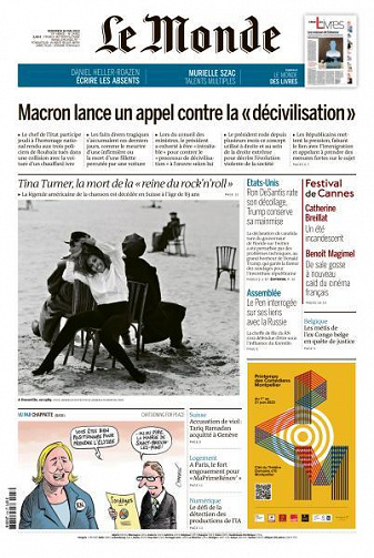 Le Monde du Vendredi 26 Mai 2023