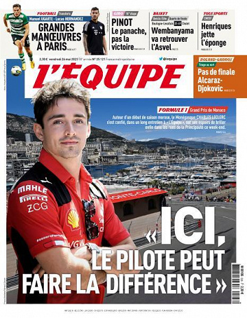 L’equipe du Vendredi 26 Mai 2023