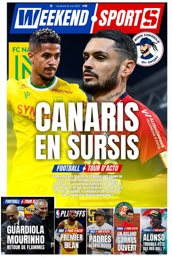 Week-end Sports du Vendredi 26 Mai 2023