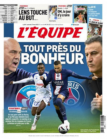 L’equipe du Samedi 27 Mai 2023